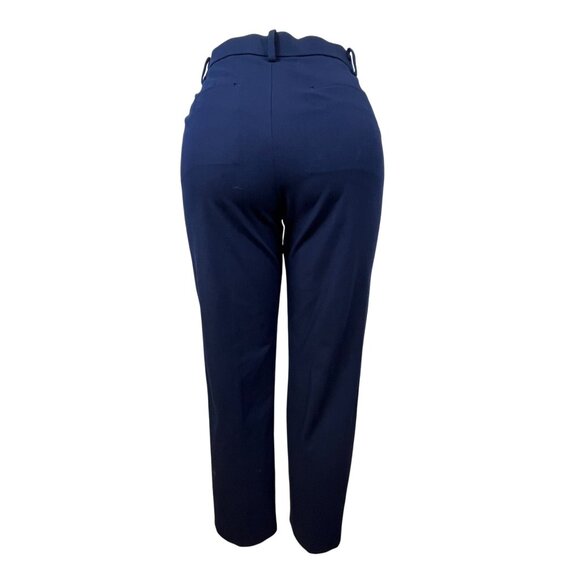 Uniqlo Navy Women's Slim Fit Cropped Dress Pants Size S - Picture 3 of 9